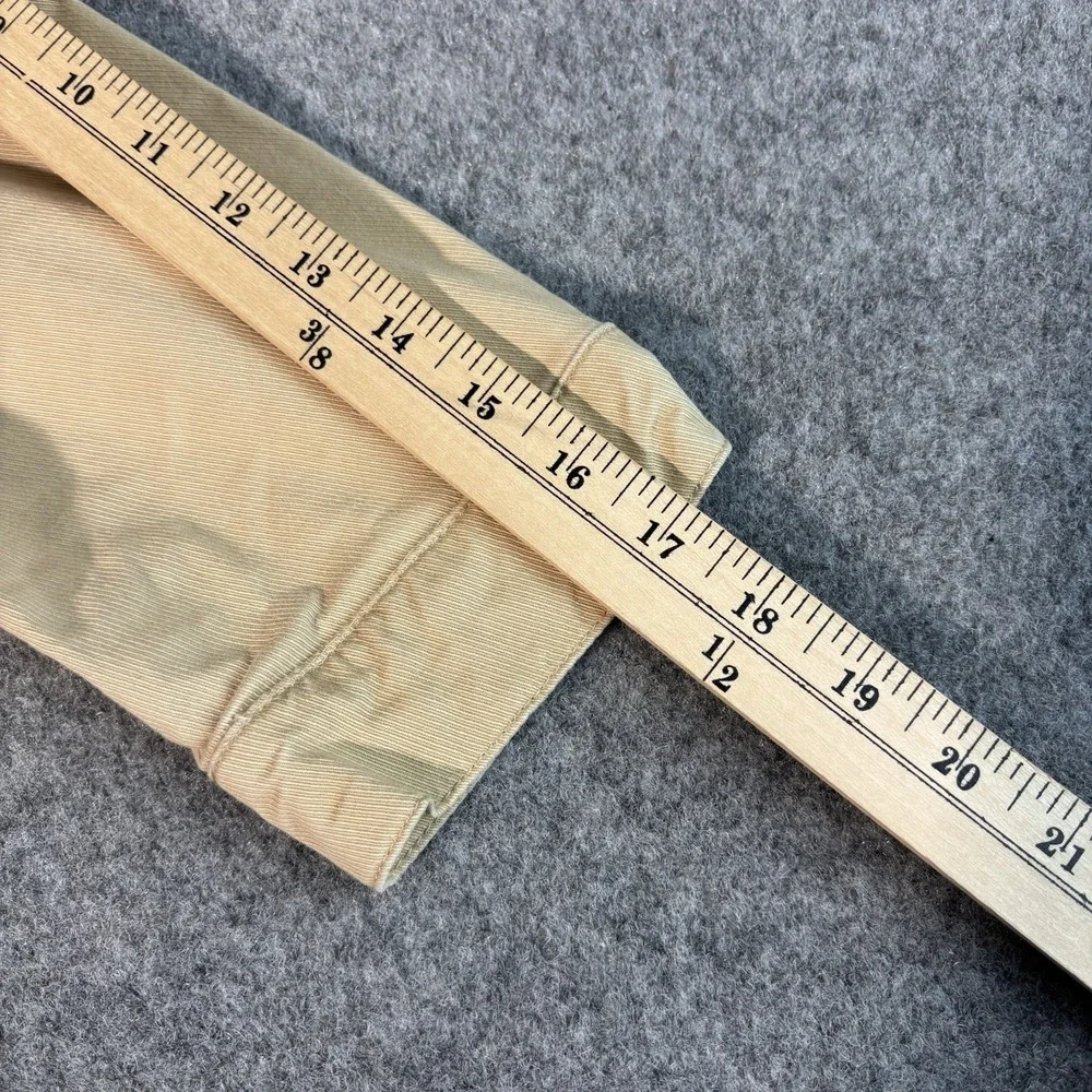 American Eagle Cropped Jacket Womens  XL (Fits Medium) Tan Denim Y2K Casual Fit‎